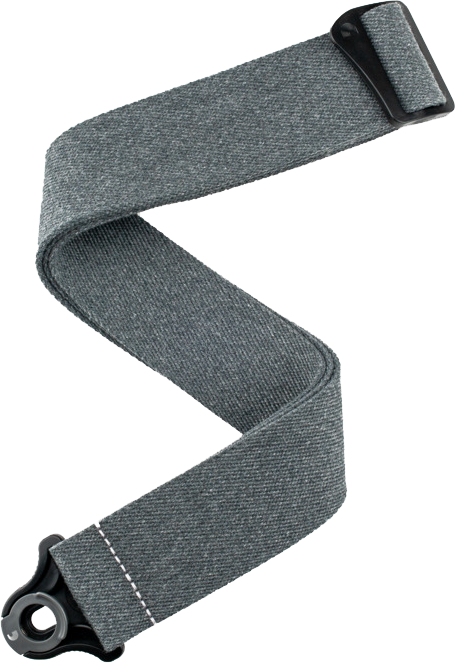 D Addario Auto Lock Nylon Guitar Strap Skater Grey