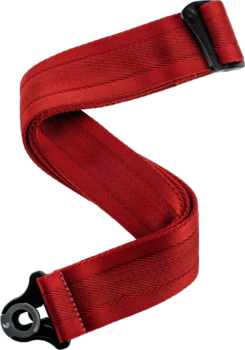 Blood　D'Addario　Nylon　Red　Guitar　Strap　Auto　Lock