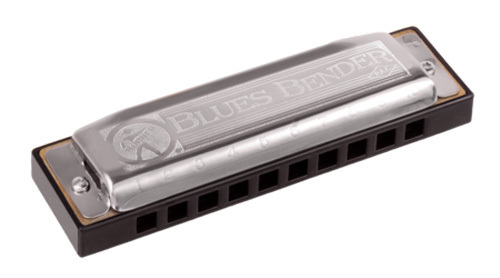 HOHNER BLUES BENDER E Mondharmonica - Orkest En Band Model Met Metalen Windscherm