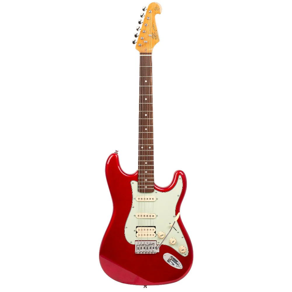 Candy apple red electric guitar deals