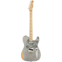 Fender Brad Paisley Road Worn Tele - Silver Sparkle