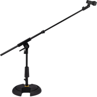 Hercules MS120BPRO Low Profile Microphone Stand with Telescopic Boom Arm