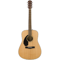 Fender CD-60S Left Handed Walnut Fingerboard - Natural