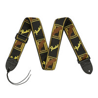 Fender Guitar Strap - Black / Yellow / Brown