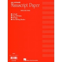 Hal Leonard Manuscript Deluxe Pad 96pg