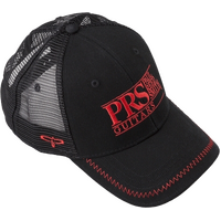 PRS Trucker Hat Black Red Logo
