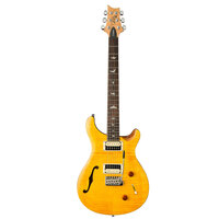 PRS SE Custom 22 Semi Hollow Electric Guitar in Santana Yellow