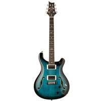 PRS SE Hollowbody II Piezo Electric Guitar in Peacock Blue Burst