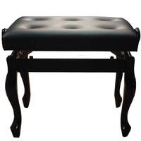 FPS Piano Bench Adjustable Buttoned Seat with Cabriolet legs