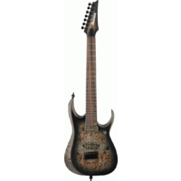 Ibanez Axion Label RGD71ALPA 7 String Guitar - Charcoal Burst Black