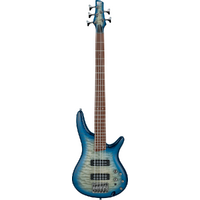 Ibanez SR 5 String Electric Bass Stained Cosmic Blue Starburst SR405EQMSCB