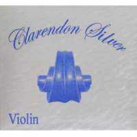 Clarendon Silver String Set Violin 4/4 Size