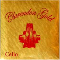 Clarendon Gold String Single Cello  A  3/4