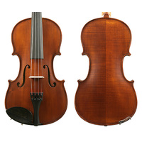 Gliga II Violin Outfit with Violino Strings 4/4 Size Dark Antique