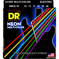 DR Strings Hi-Def Electric 10-46 Neon Multi-Coloured