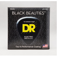 DR BKB5-130 BLACK BEAUTIES - BLACK Colored: 5-String Medium to Heavy 45-130