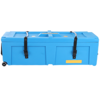 Hardcase Standard Light Blue 40" Hardware Case w wheels