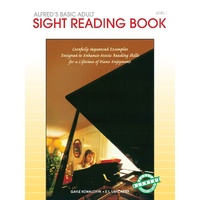 Alfred's Basic Adult Piano Course Sight Reading Book 1