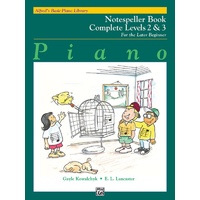 Alfred's Basic Piano Library Notespeller Complete 2&3