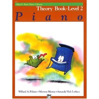 Alfred's Basic Piano Library Theory Book Level 2