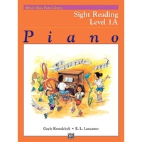 Alfred's Basic Piano Library Sight Reading Level 1A