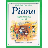 Alfred's Basic Piano Library Sight Reading Level 1B
