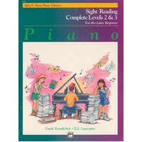 Alfred's Basic Piano Library Sight Reading Complete 2&3
