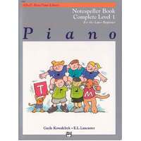 Alfred's Basic Piano Library Notespeller Book Complete 1