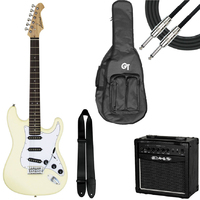 Aria Electric Guitar Pack Vintage White