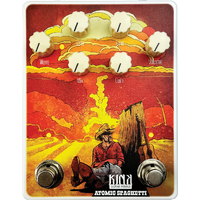 Kink Atomic Spaghetti Overdrive Tremolo pedal based on the Honey Bee Overdrive