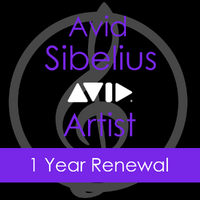 Avid Sibelius Artist - 1 Year Renewal