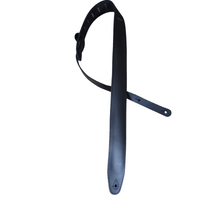Colonial Leather Guitar Strap Black