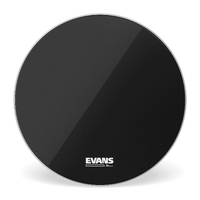 Evans 22" EQ3 Resonant Black No Port