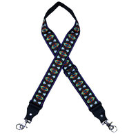 Colonial Leather Banjo Strap Black