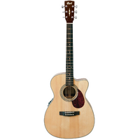 Cort L-500E Open Pore OM Acoustic Electric Guitar with Padded Bag