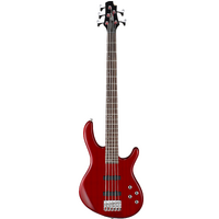 Cort Action V Plus 5 String Trans Red
