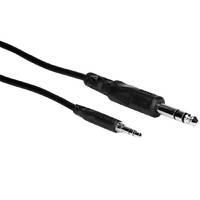 Hosa Stereo Interconnect 3.5mm to Mono 1/4" 5ft CMP105