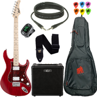 Cort G100HH Electric Guitar Pack Black Cherry