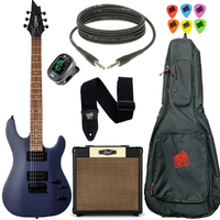 Cort KX100 Electric Guitar Pack Metallic Ash