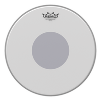 Remo 14" Controlled Sound Coated Black Dot