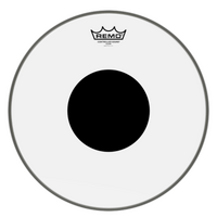 Remo 10" Controlled Sound Clear Black Dot