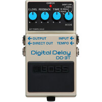 Boss DD3T Digital Delay Pedal with Tap Tempo