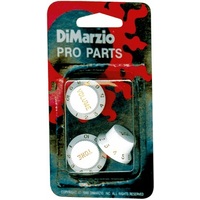 DiMarzio DM21W Control Knob Set Single Coil Style White