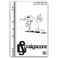 Craigscore Manuscript Pad 12 Stave