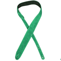 Colonial Leather Guitar Strap Jade