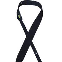 Colonial Leather Guitar Strap Black