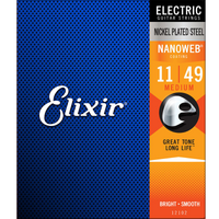 Elixir Electric Nickel Plated Steel Nanoweb 11-49