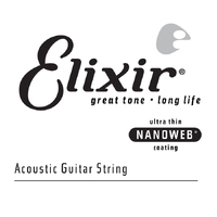 Elixir Acoustic 80/20 Bronze Nanoweb - 22