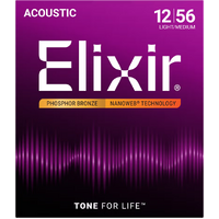 Elixir Acoustic Phosphor Bronze Nanoweb 12-56