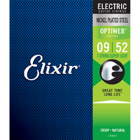 Elixir Electric Nickel Plated Steel Optiweb 9-52 7-String